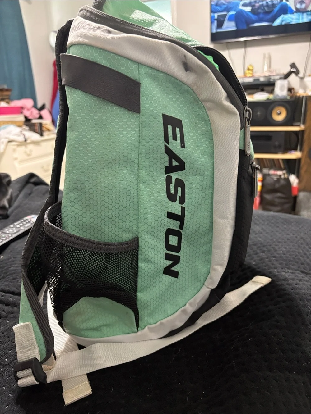 Easton Mint Green and Black Elite Sports Backpack